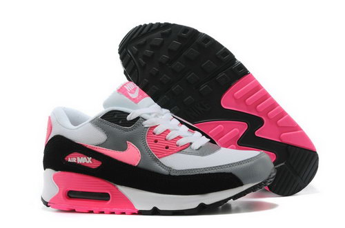 Nike Air Max 90 Womenss Shoes Black White Red Special Promo Code
